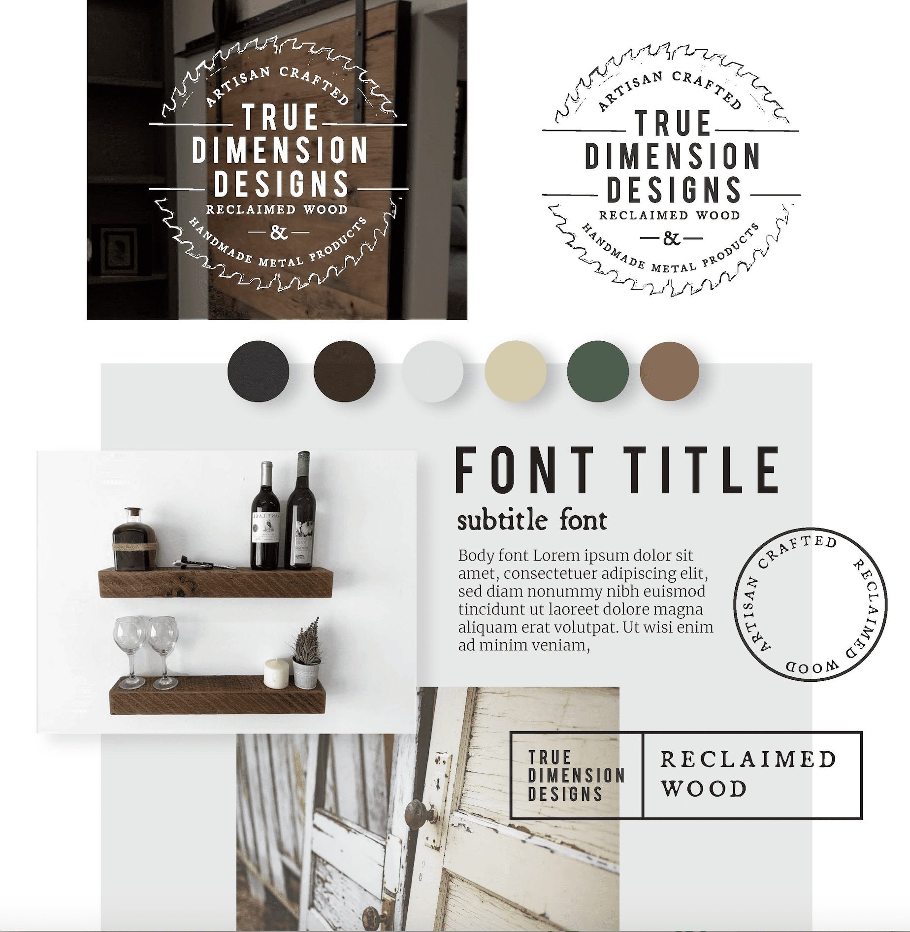 Branding Reclaimed wood